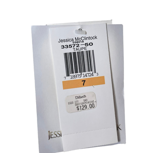 Jessica McClintock Strapless Dress Gunne Vintage Sax Runched Prom Bandage 7 NWT - Picture 5 of 9